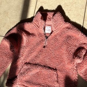 Cozy pink Sherpa size large